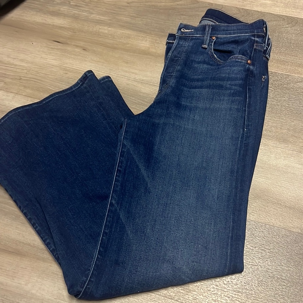 Mother denim-excellent shape. Wide leg-the tomcat roller